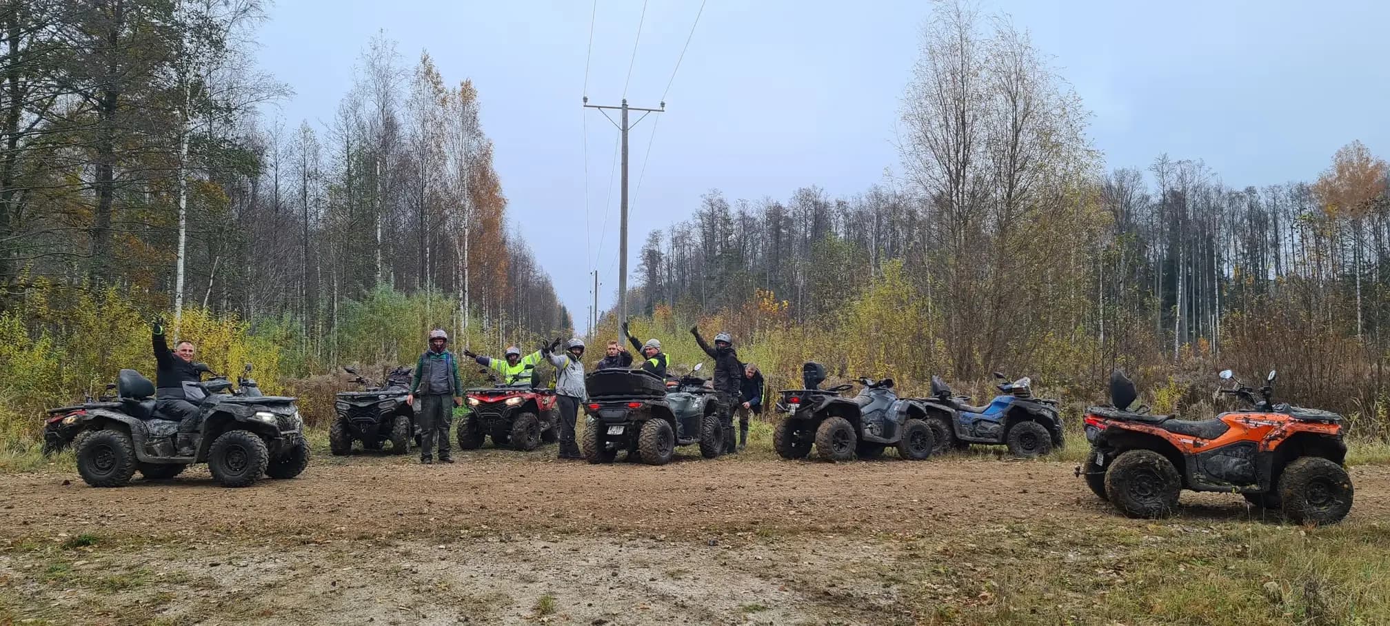 Kvadraciklu izbraucieni